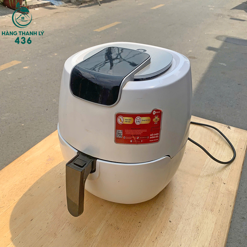 Nồi Chiên Không Dầu Cũ Mishio 5.5L Màu Trắng 7 noi chien khong dau cu mishio 5 5l mau trang 3