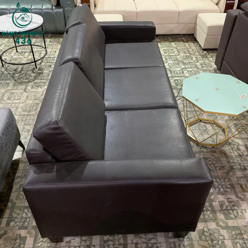Thanh Lý Sofa Băng Dài Màu Đen 3 Chỗ Ngồi 2MX90CM Mới 99% 3 sofa bang dai boc da mau den cu 3 cho ngoi 2mx90cm 3