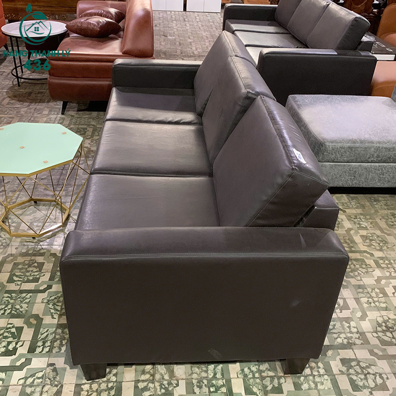 Thanh Lý Sofa Băng Dài Màu Đen 3 Chỗ Ngồi 2MX90CM Mới 99% 8 sofa bang dai boc da mau den cu 3 cho ngoi 2mx90cm 5
