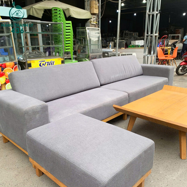 sofa goc l cu 3m2x90cm mau xam 2