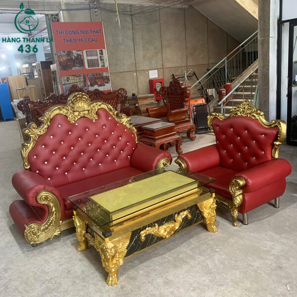 sofa hoang gia cu boc da do dep 2