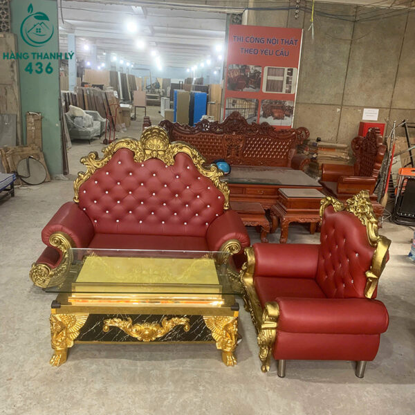 sofa hoang gia cu boc da do dep 6