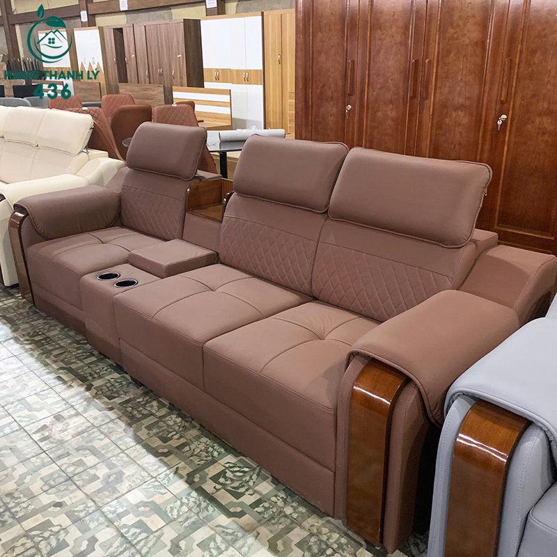Thanh Lý Băng Sofa 2M6X90CMX80CM Bọc Da Màu Nâu Mới 99% (Nhiều Mẫu) 9 thanh ly bang sofa 2m6x90cmx80cm boc da mau nau moi 99 nhieu mau 3