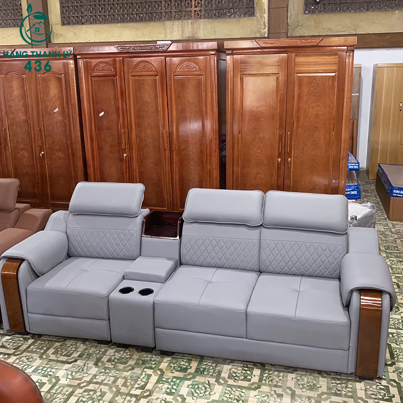 Thanh Lý Băng Sofa 2M6X90CMX80CM Bọc Da Màu Nâu Mới 99% (Nhiều Mẫu) 11 thanh ly bang sofa 2m6x90cmx80cm boc da mau nau moi 99 nhieu mau 5