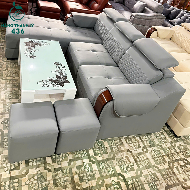 thanh ly sofa goc l boc da cao cap 99 nhieu mau 11