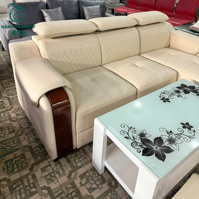 thanh ly sofa goc l boc da cao cap 99 nhieu mau 3