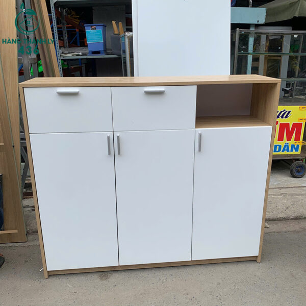 tu giay cu 1m4x35cmx1m2 go nhieu ngan 3