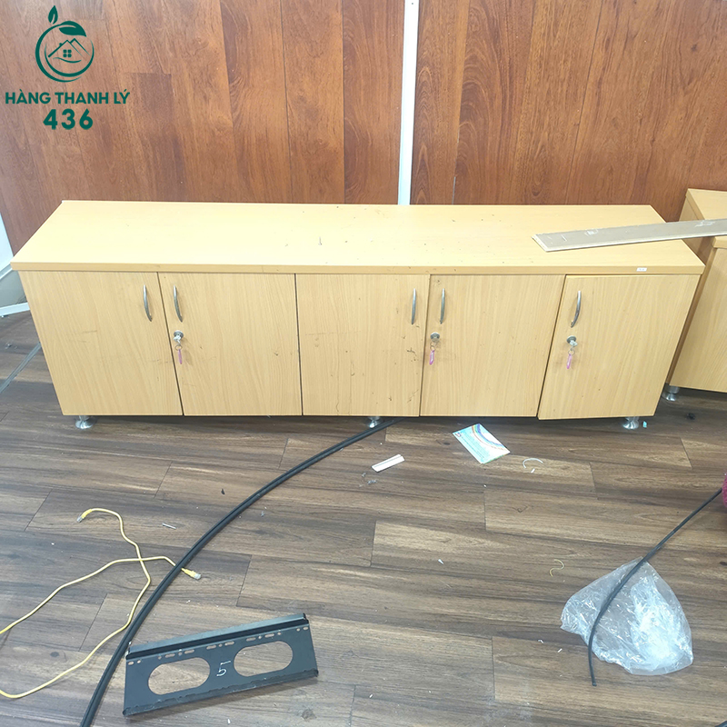 Tủ Hồ Sơ Vân Gỗ Vàng Cũ 1M8X60CMX40CM Nhiều Cánh Tiện Lợi 3 tu ho so van go vang cu nhieu canh tien loi 1