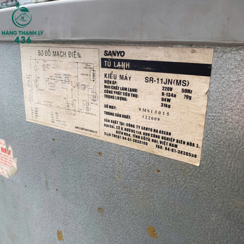 Tủ Lạnh Sanyo Cũ 2 Cánh Màu Đen (Nhiều Mẫu) 5 tu lanh sanyo cu 2 canh mau den 1 1
