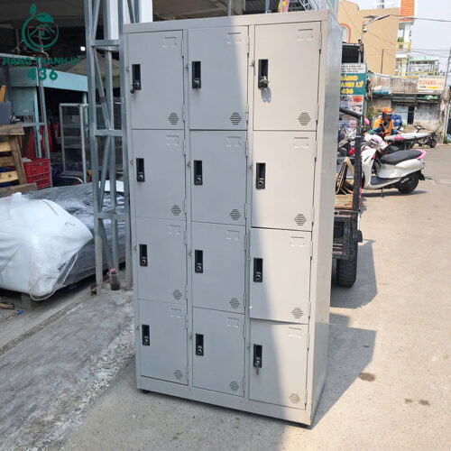 tu locker sat cu 90cmx45cmx1m85 thiet ke 12 ngan 3