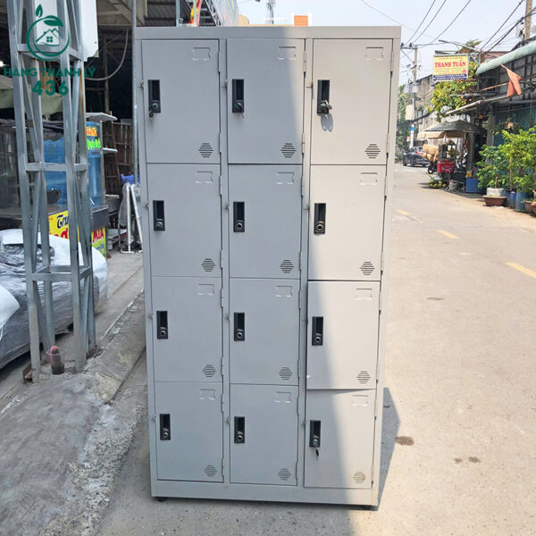 tu locker sat cu 90cmx45cmx1m85 thiet ke 12 ngan 5