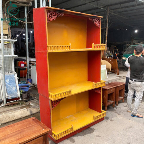 tu tho cu go mau vang thiet ke nhieu tang 1