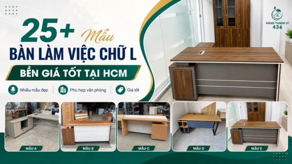 25+ Mẫu Bàn Làm Việc Chữ L Bền Giá Tốt Tại HCM 64 25 mau ban lam viec chu l