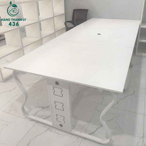 Thanh Lý Bàn Ghế Cũ, Mua Bán Đồ Nội Thất Cũ Giá Rẻ TPHCM 129 ban hop cu mau trang chan sat thiet ke hien dai