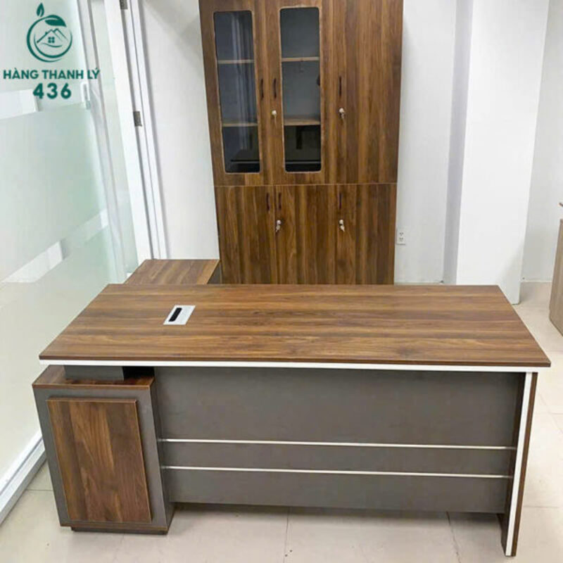 25+ Mẫu Bàn Làm Việc Chữ L Bền Giá Tốt Tại HCM 33 ban lam viec chu l chan go co hoc tu 2