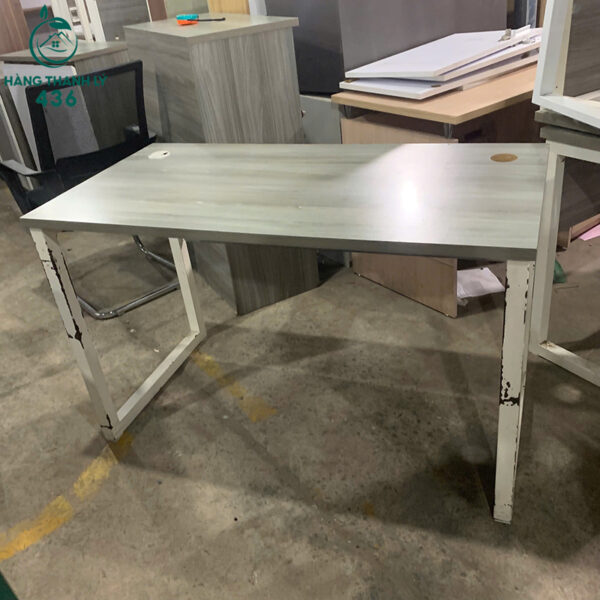ban lam viec cu 1m2x60cm mau van go chan sat trang 3