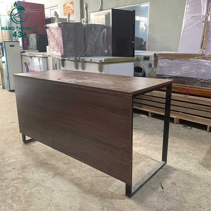 Bàn Làm Việc Cũ Chân Sắt Mặt Gỗ 1M4X60CM (Nhiều Kích Thước) 5 ban lam viec cu chan sat mat go 1m4x60cm 3