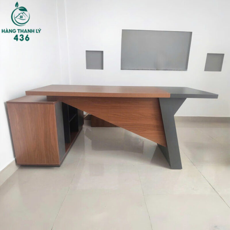 25+ Mẫu Bàn Làm Việc Chữ L Bền Giá Tốt Tại HCM 42 ban lam viec giam doc chu l 2