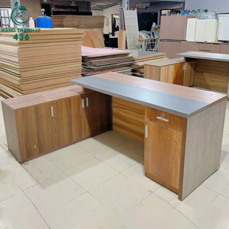 25+ Mẫu Bàn Làm Việc Chữ L Bền Giá Tốt Tại HCM 49 ban lam viec giam doc chu l 9
