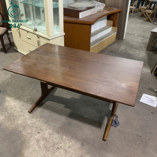 Bàn Làm Việc Gỗ Óc Chó Cũ Chân Gỗ 1M3X80CMX60CM 5 ban lam viec go oc cho cu chan go 1m3x80cmx60cm 2 1