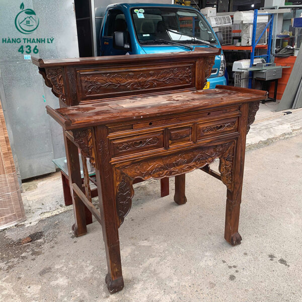 ban tho cu 1m27 mau nau cham hoa van sang trong 2