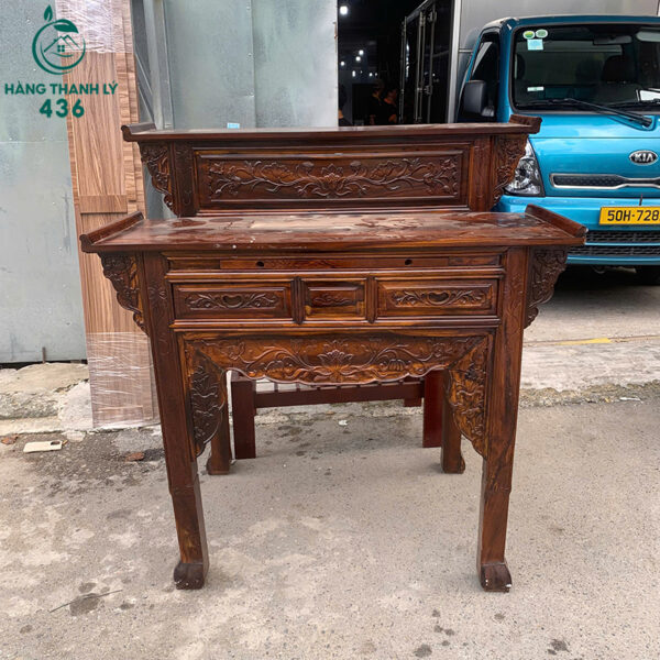 ban tho cu 1m27 mau nau cham hoa van sang trong 3