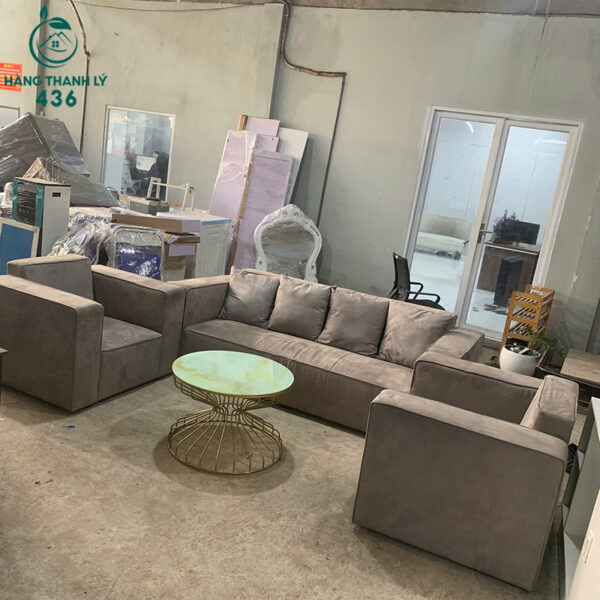 bo sofa cu boc vai mau xam kem ban tra tron 2