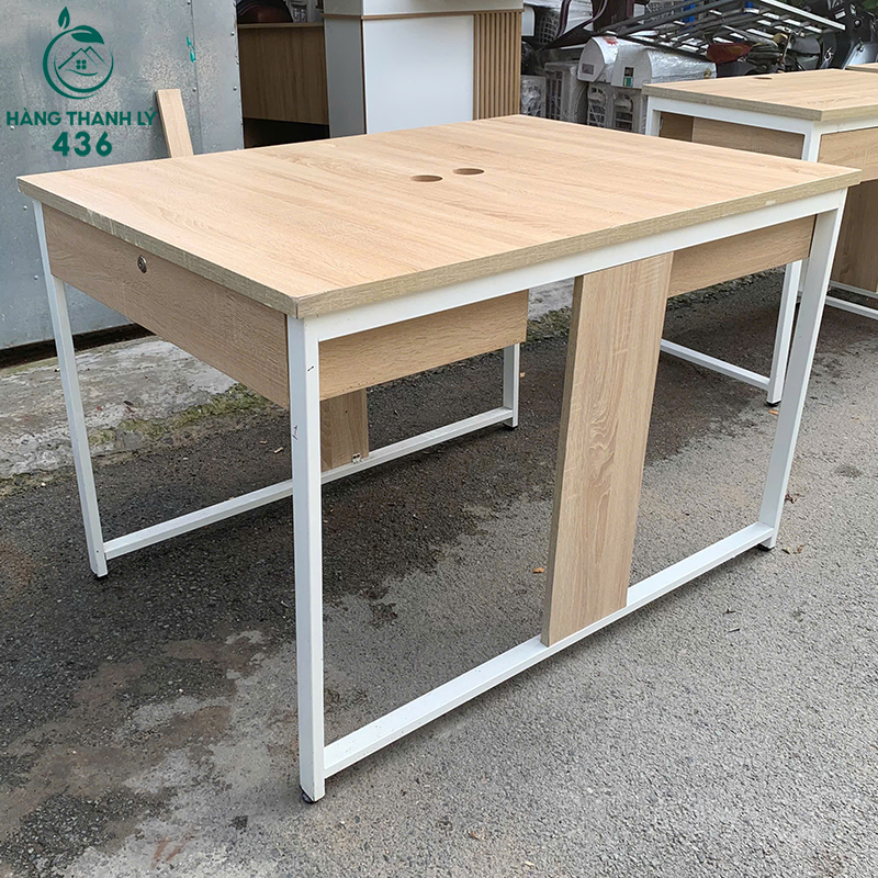 Cụm Bàn Làm Việc Cũ 2 Người 1M2X60CM 4 cum ban lam viec cu 2 nguoi 1m2x60cm 1
