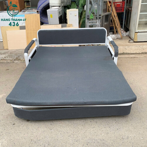 ghe sofa bed cu 1m6x1m8 boc vai xam co tay vin 5
