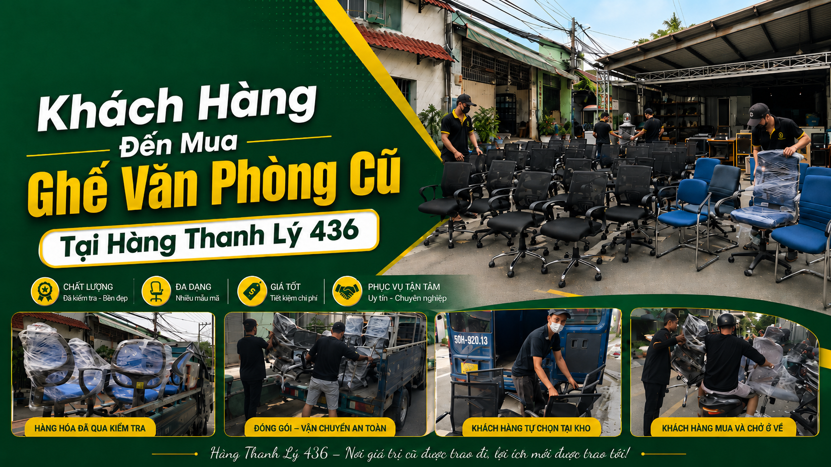 Khách Hàng Đến Mua Ghế Văn Phòng Cũ Tại Hàng Thanh Lý 436 13 khach hang den mua ghe van phong cu tai hang thanh ly 436