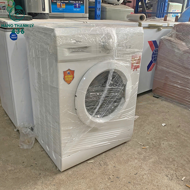Máy Giặt Midea Cũ 7kg Lồng Ngang Màu Trắng Gọn Đẹp 5 may giat midea cu 7kg long ngang mau trang gon dep 2