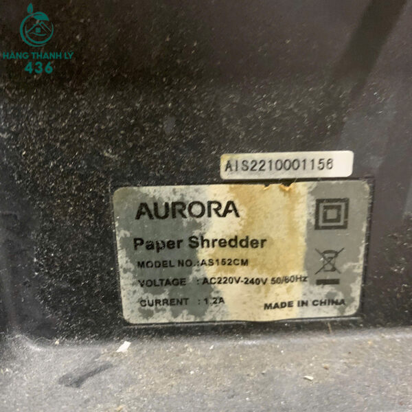 may huy giay aurora cu co thung chua tien loi 3