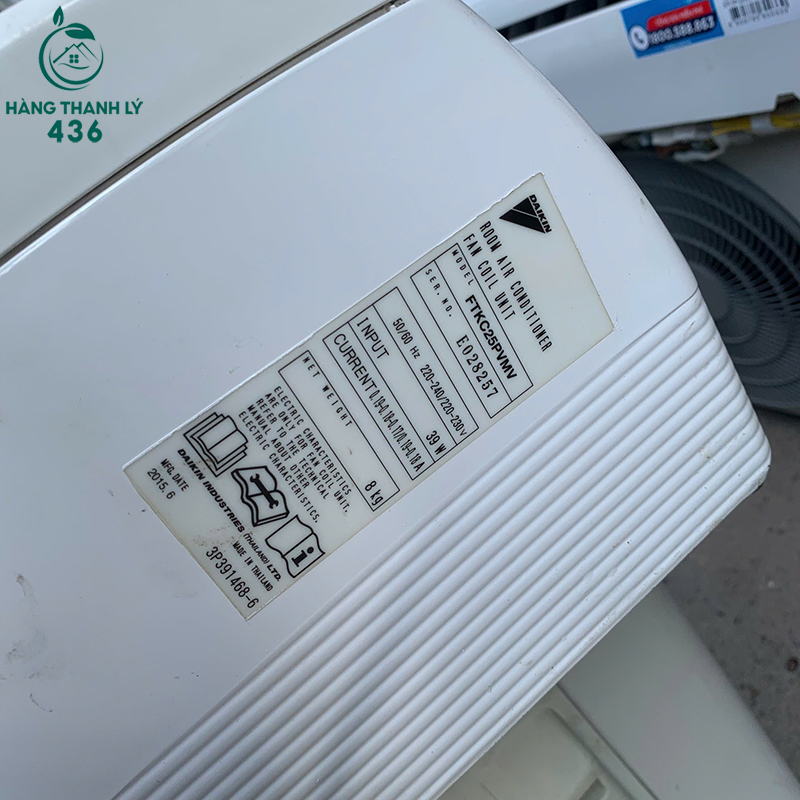 Máy Lạnh Daikin Inverter Cũ FTKC25PVMV 6 may lanh daikin inverter cu gas r32 2 1