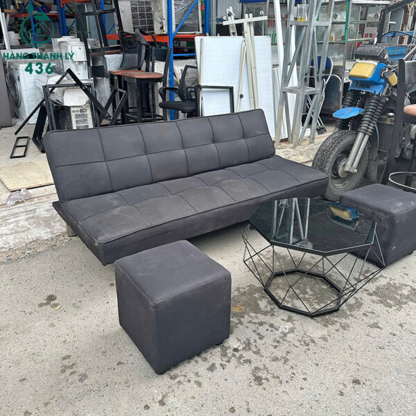 sofa bed cu mau den kem ban va don 1