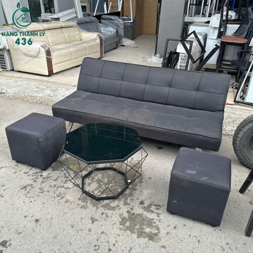 sofa bed cu mau den kem ban va don 5