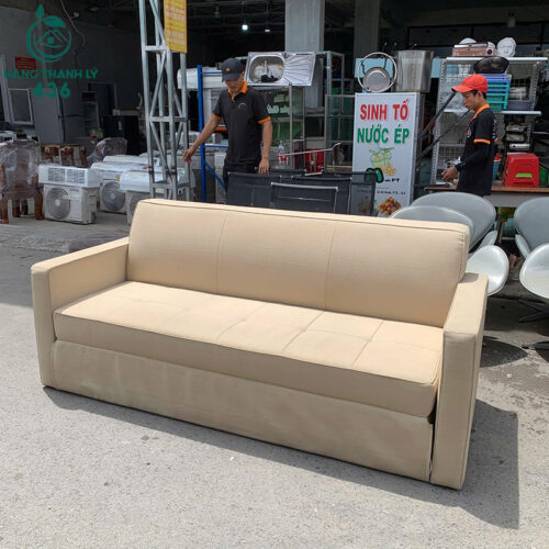 sofa bed cu mau kem thiet ke gap mo thanh giuong 1