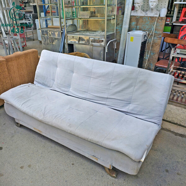 sofa bed vai cu mau xam nhat 1m8 1
