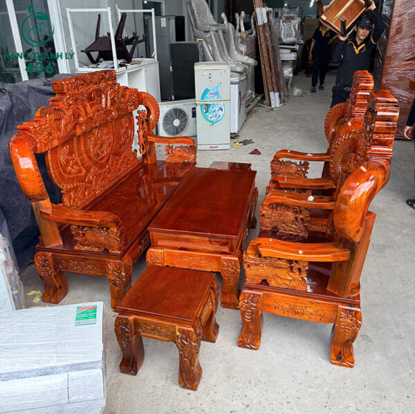 thanh ly bo salon go huynh nghe tay 12 cham khac dep moi 99 3
