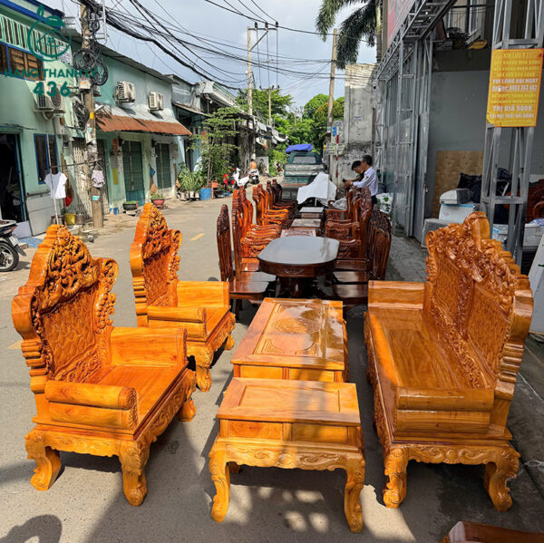 thanh ly bo salon hoang gia xa cu van go vang moi 99 3