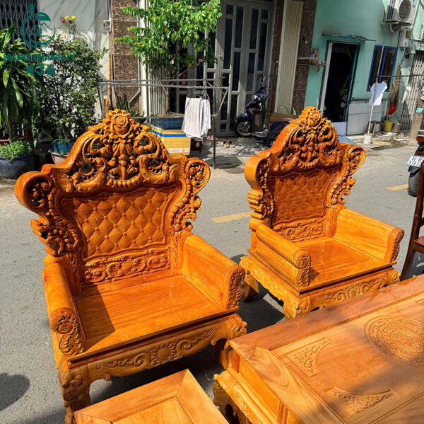 thanh ly bo salon hoang gia xa cu van go vang moi 99 5