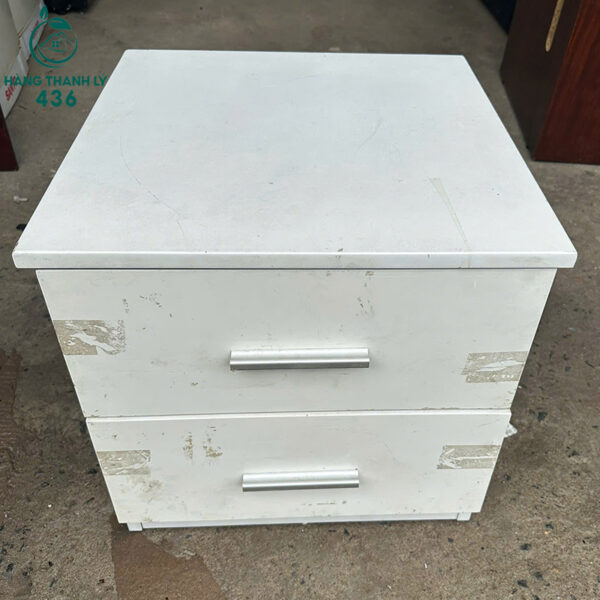 tu dau giuong cu mau trang 2 ngan keo tien loi 2