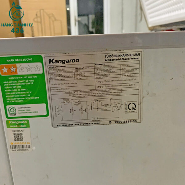tu dong kangaroo cu 2 canh mau trang 220v 3