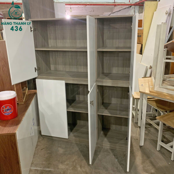tu ho so cu mau trang van go xam 6 canh 1m2x40cmx1m6 3
