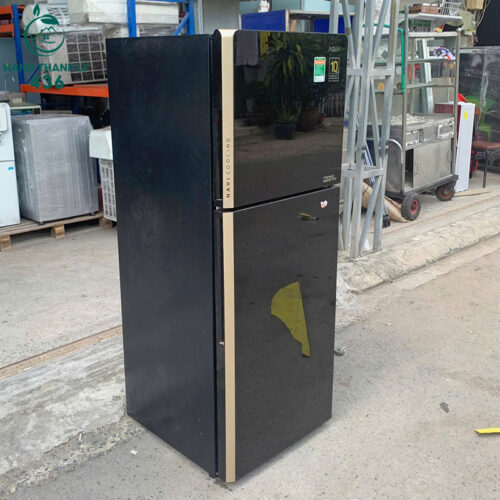 tu lanh aqua inverter cu 249l mau den sang gon 1