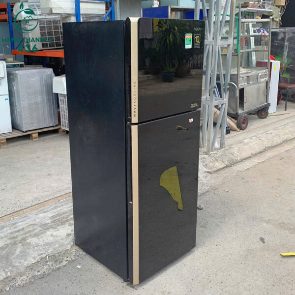 tu lanh aqua inverter cu 249l mau den sang gon 1