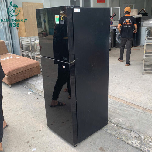 tu lanh aqua inverter cu 249l mau den sang gon 3