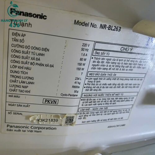 tu lanh panasonic cu 234l hai canh mau den 2
