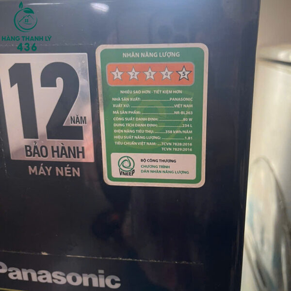 tu lanh panasonic cu 234l hai canh mau den 4