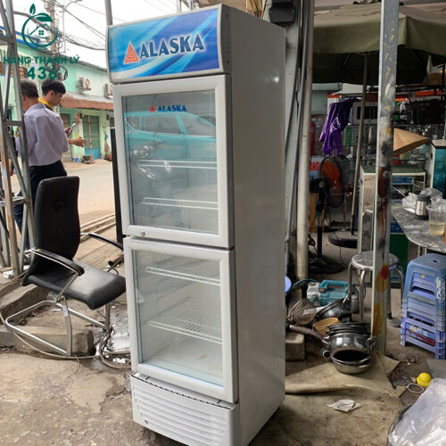 Tủ Mát Alaska Cũ 2 Cánh Kính Trưng Bày Tiện Lợi 5 tu mat alaska cu 2 canh kinh trung bay tien loi 3
