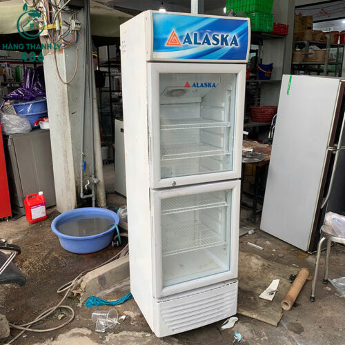 Tủ Mát Alaska Cũ 2 Cánh Kính Trưng Bày Tiện Lợi 4 tu mat alaska cu 2 canh kinh trung bay tien loi 5